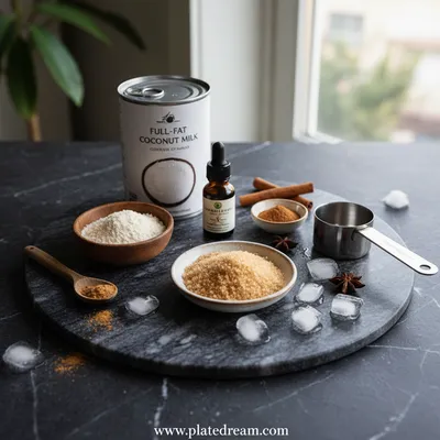 Paleo Cinnamon Ice Cream - cooking process