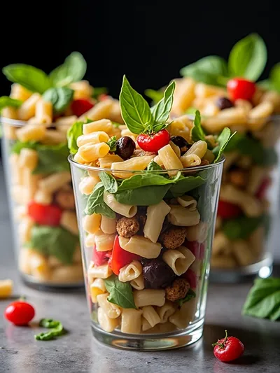 Pasta Salad Cups: Fresh Easy Lunch