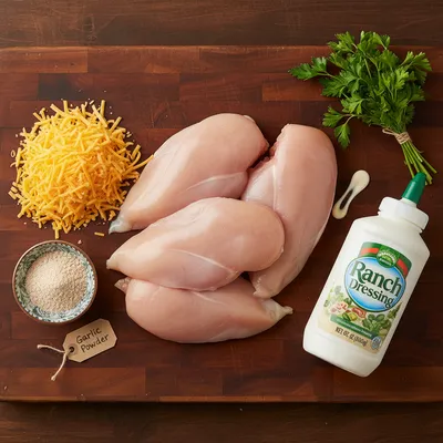 Easy Ranch Chicken Bake – 4‑Ingredient Dinner - cooking process