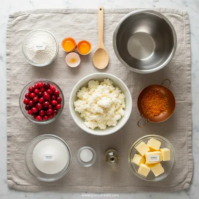 Ricotta Cranberry Orange Muffins - cooking process