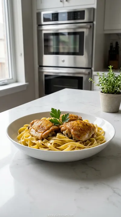 Savory One-Pan Chicken with Buttered Noodles