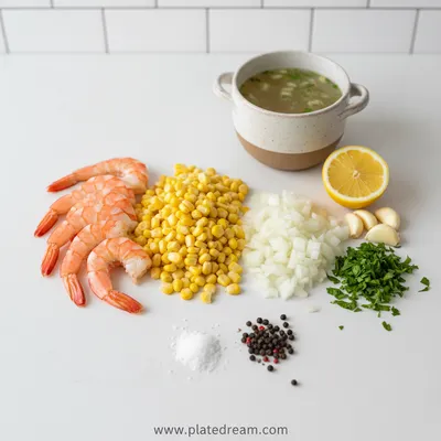 Shrimp and Corn Soup – Easy Comfort Food - cooking process