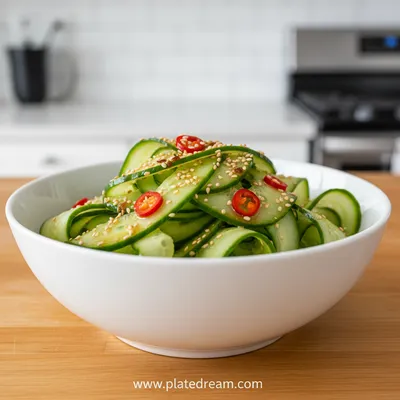 Simple Asian Cucumber Salad