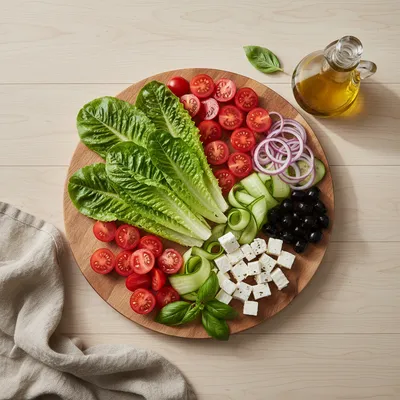 Simple Italian Salad – Easy Side Dish - cooking process