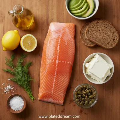 Smoked Salmon Recipe - cooking process