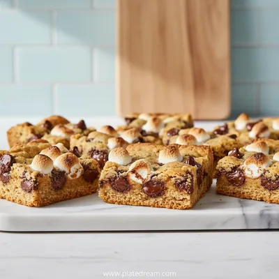 S'mores Cookie Bars – Chewy, Gooey Dessert