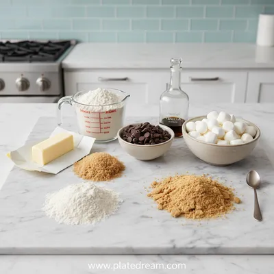 S'mores Cookie Bars – Chewy, Gooey Dessert - cooking process