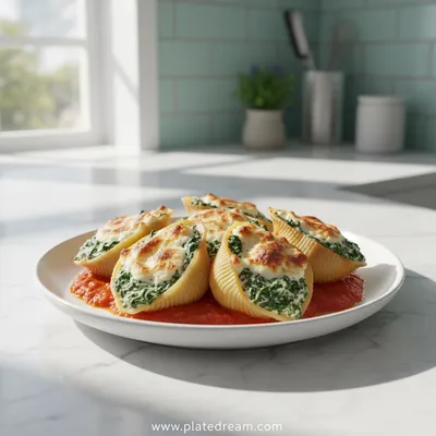 Spinach and Ricotta Stuffed Shells – Easy Healthy Dinner