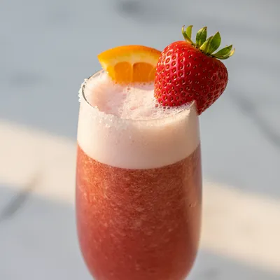 Sunrise Strawberry Mimosa