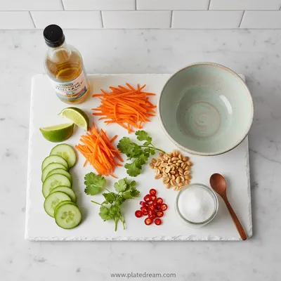 Tangy Spicy Thai Cucumber Salad – Quick & Healthy - cooking process