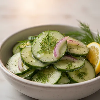 Tzatziki Cucumber Salad