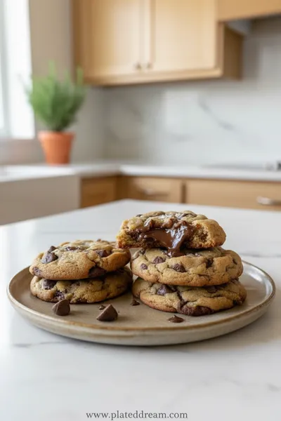 Ultra Thick Bakery Style Chocolate Chip Cookies