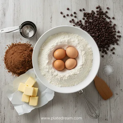Ultra Thick Bakery Style Chocolate Chip Cookies - cooking process
