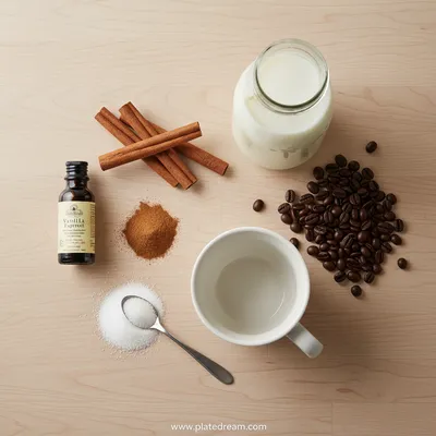 Vanilla Cinnamon Latte – Cozy Coffee Shop-Style Drink - cooking process