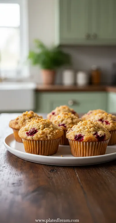 Vegan Cranberry Orange Muffins