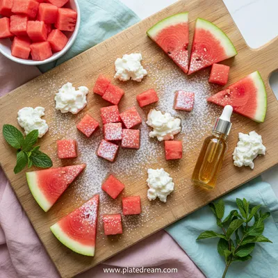 Watermelon Cake: Fresh Easy Dessert - cooking process