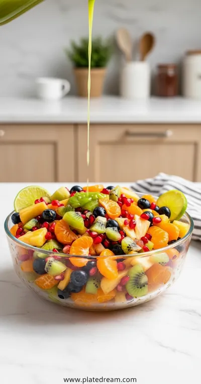 Winter Fruit Salad with Lime Dressing